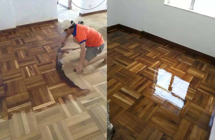 木质地板修复培训