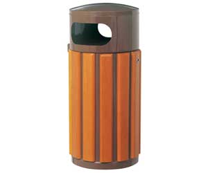 批發鋼木垃圾桶設計