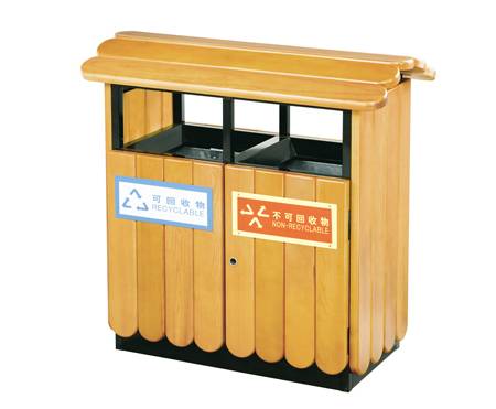 北京鋼木垃圾箱